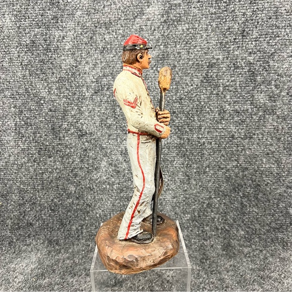 Cannoneer Confederate Soldier a Hand Painted sculpture by Michael Garmin 1991 - Picture 4 of 15